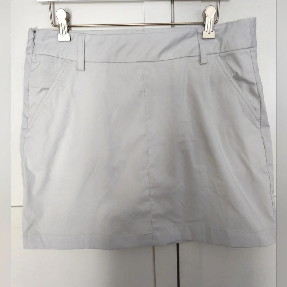 Puma Sz 10 Gray Skort Golf Tennis Walking Sports Volleyball Pickleball Pockets